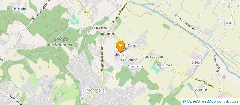 localisation de l'entreprise MONSIEUR DANIEL KLEITZ à MONTBERON