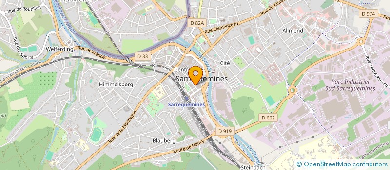 localisation de l'entreprise MONSIEUR DANIEL KOCH  SARREGUEMINES