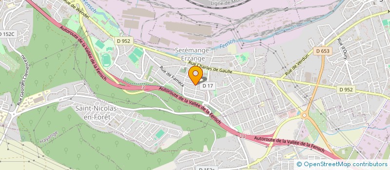 localisation de l'entreprise MONSIEUR DANIEL KOCH  SEREMANGE-ERZANGE