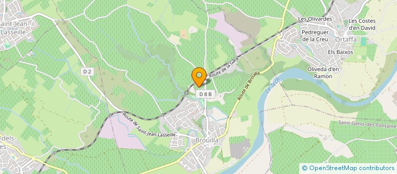 localisation de l'entreprise MONSIEUR DANIEL KOEHLER  BROUILLA