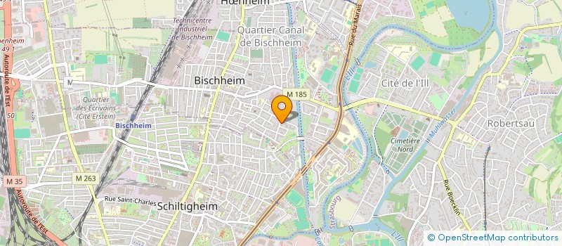 localisation de l'entreprise MONSIEUR DANIEL KOHLER  BISCHHEIM
