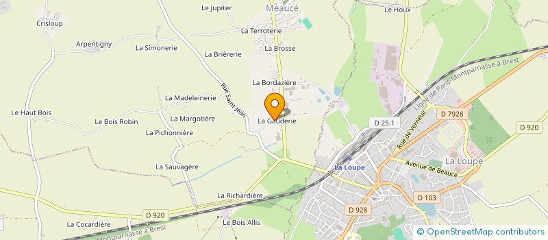 localisation de l'entreprise MONSIEUR DANIEL KOKIC à MEAUCE