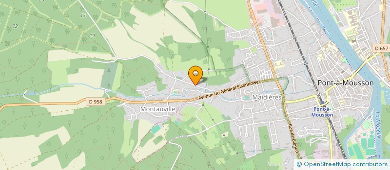 localisation de l'entreprise MONSIEUR DANIEL KOLANEK  MONTAUVILLE