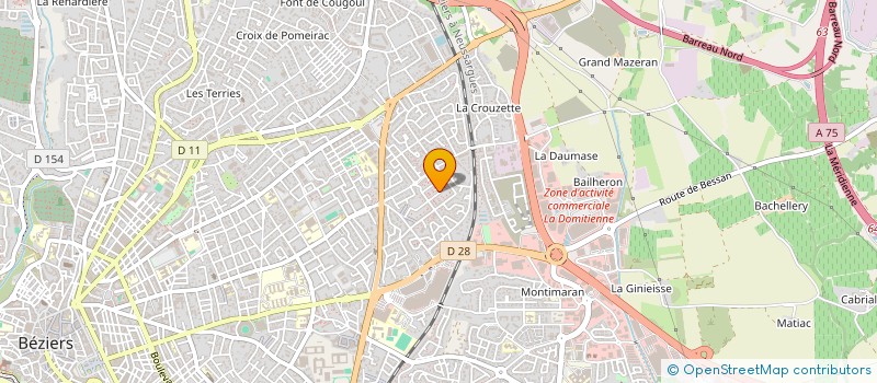 localisation de l'entreprise MONSIEUR DANIEL KOUTCHIEV  BEZIERS