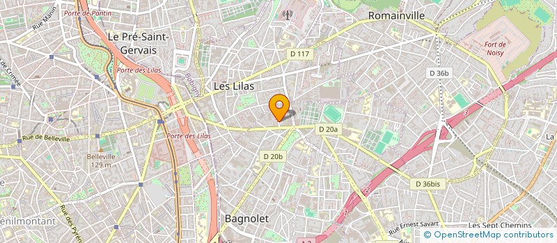 localisation de l'entreprise MONSIEUR DANIEL KOWALSKI à BAGNOLET