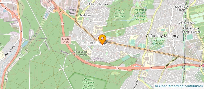localisation de l'entreprise MONSIEUR DANIEL KRETZ  CHATENAY-MALABRY