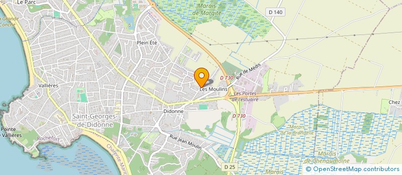 localisation de l'entreprise MONSIEUR DANIEL KUBOJ à SAINT-GEORGES-DE-DIDONNE