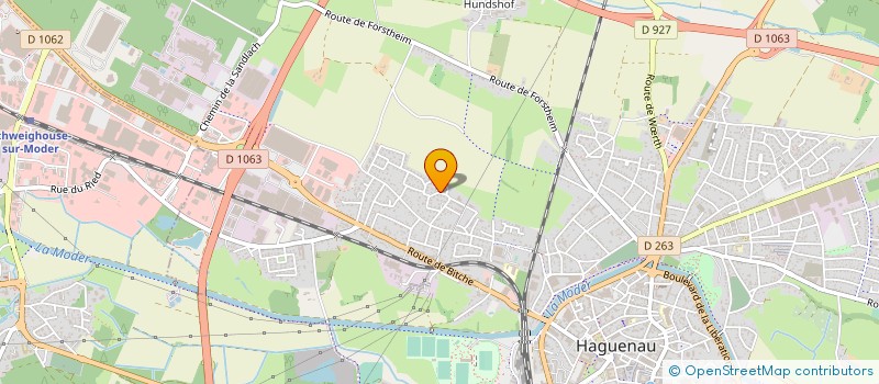 localisation de l'entreprise MONSIEUR DANIEL KUHN à HAGUENAU