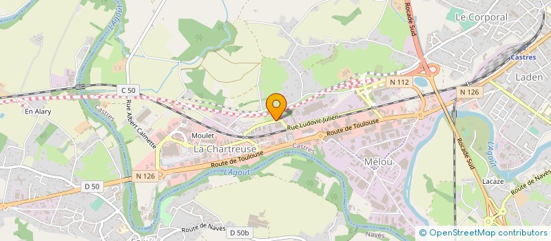 localisation de l'entreprise MONSIEUR DANIEL L'HELGOUACH  CASTRES