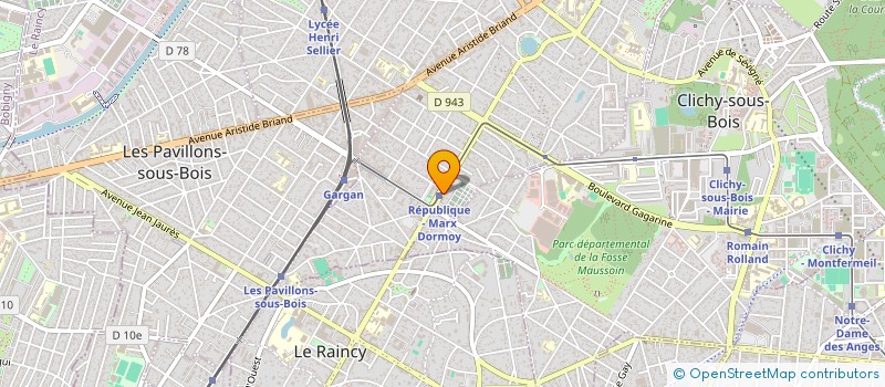 localisation de l'entreprise MONSIEUR DANIEL LABARBE  LIVRY-GARGAN