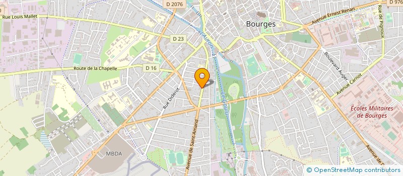 localisation de l'entreprise MONSIEUR DANIEL LABILLE à BOURGES
