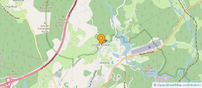 localisation de l'entreprise MONSIEUR DANIEL LABORIE  SOUDEILLES