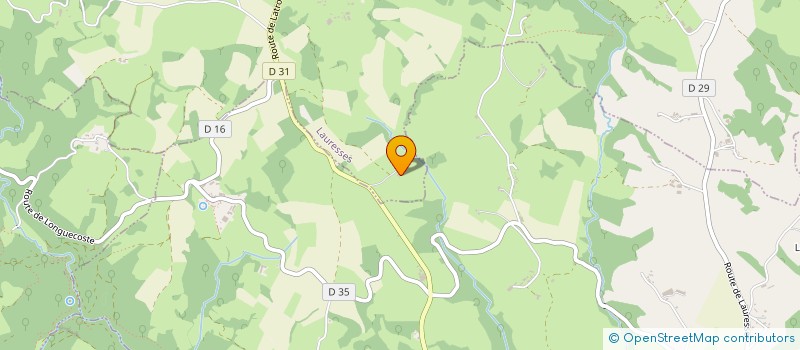 localisation de l'entreprise MONSIEUR DANIEL LABORIE  SAINT-CIRGUES