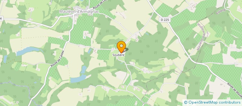 localisation de l'entreprise MONSIEUR DANIEL LABURTHE  MAULEON-D'ARMAGNAC
