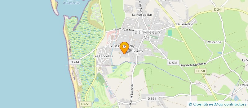 localisation de l'entreprise MONSIEUR DANIEL LACOGNATA  BLAINVILLE-SUR-MER