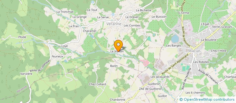 localisation de l'entreprise MONSIEUR DANIEL LACROIX à SAINT-APPOLINARD