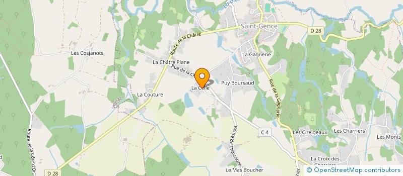 localisation de l'entreprise MONSIEUR DANIEL LACROIX  SAINT-GENCE