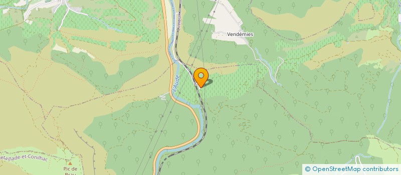 localisation de l'entreprise MONSIEUR DANIEL LACUBE  ALET-LES-BAINS