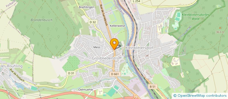 localisation de l'entreprise MONSIEUR DANIEL LADENBURGER  GROSBLIEDERSTROFF