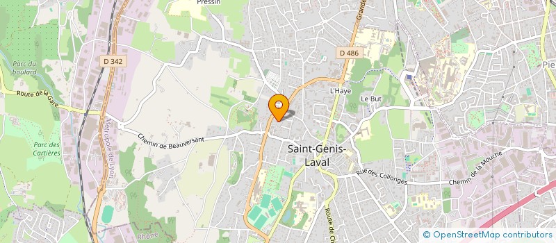 localisation de l'entreprise MONSIEUR DANIEL LAEMLIN  SAINT-GENIS-LAVAL