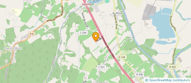 localisation de l'entreprise MONSIEUR DANIEL LAFFITTE  SAINT-PIERRE-DE-BUZET