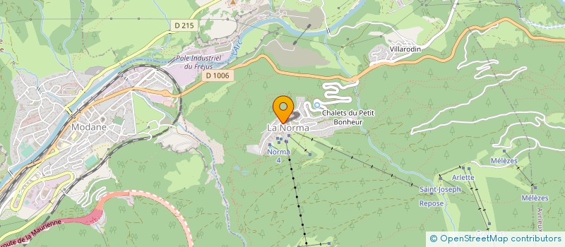 localisation de l'entreprise MONSIEUR DANIEL LAFFRAY  VILLARODIN-BOURGET