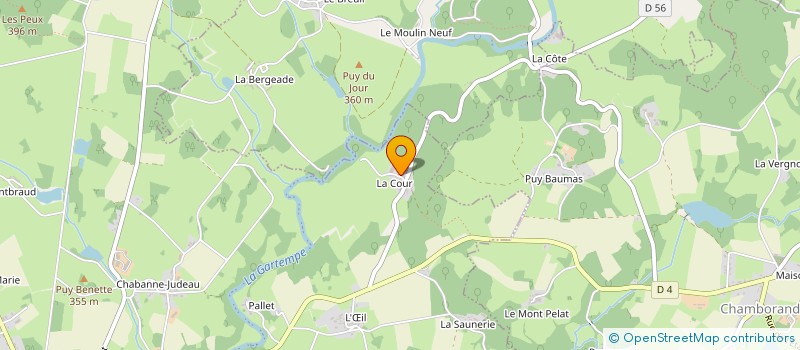 localisation de l'entreprise MONSIEUR DANIEL LAFOREST à FURSAC