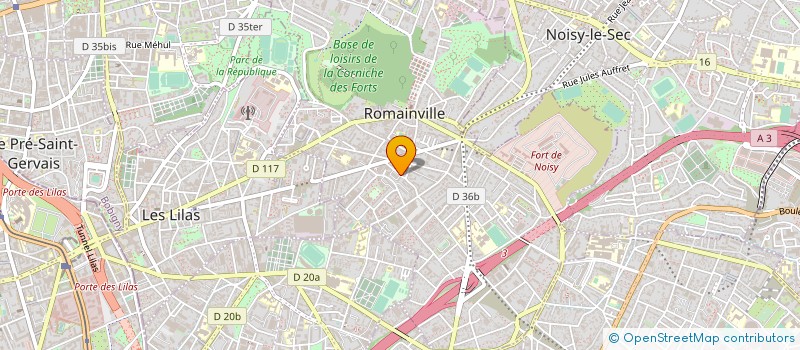 localisation de l'entreprise MONSIEUR DANIEL LAHMI à ROMAINVILLE