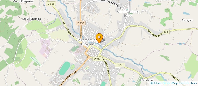 localisation de l'entreprise MONSIEUR DANIEL LAJAUNIE  SAINT-PARDOUX-ISAAC