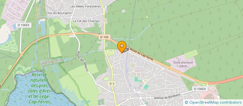 localisation de l'entreprise MONSIEUR DANIEL LALANDE  ARES