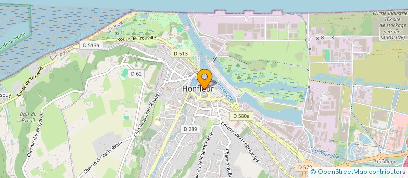 localisation de l'entreprise MONSIEUR DANIEL LALLEMAND à HONFLEUR