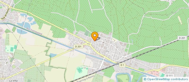 localisation de l'entreprise MONSIEUR DANIEL LALLEMENT  AY-CHAMPAGNE