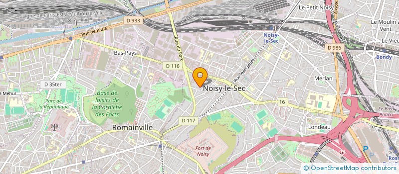 localisation de l'entreprise MONSIEUR DANIEL LAMAISON à NOISY-LE-SEC