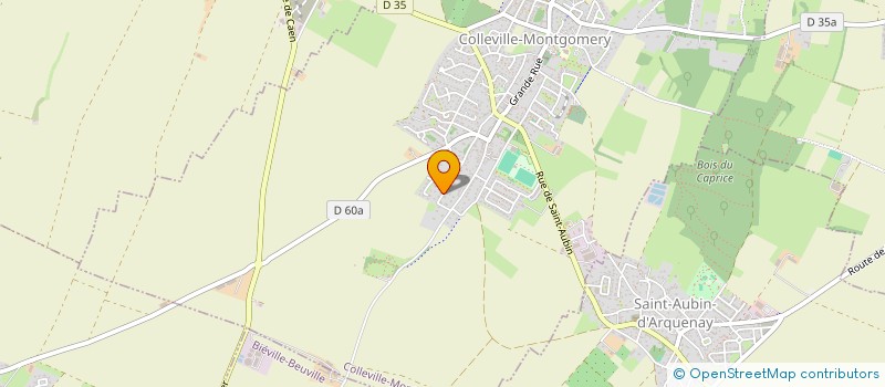 localisation de l'entreprise MONSIEUR DANIEL LAMARE  COLLEVILLE MONTGOMERY