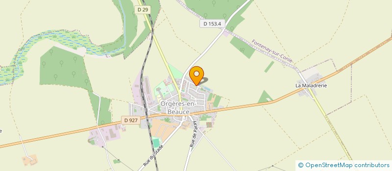 localisation de l'entreprise MONSIEUR DANIEL LAMASSE à ORGERES-EN-BEAUCE