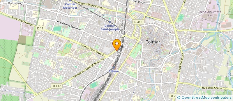 localisation de l'entreprise MONSIEUR DANIEL LAMBACH  COLMAR