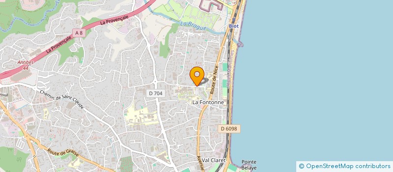 localisation de l'entreprise MONSIEUR DANIEL LAMBERT à ANTIBES