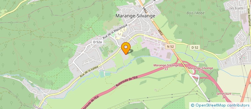 localisation de l'entreprise MONSIEUR DANIEL LAMBERT  MARANGE SILVANGE