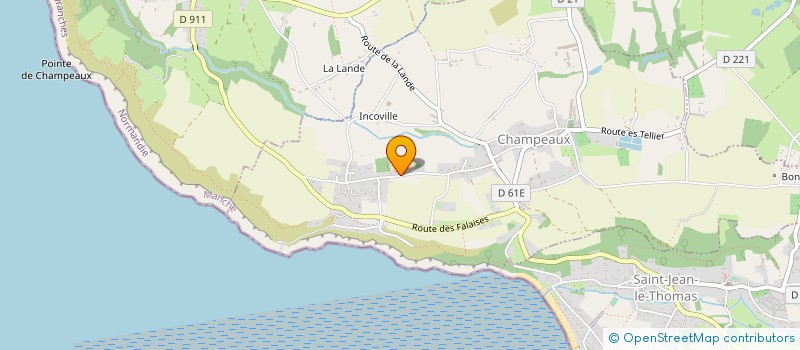 localisation de l'entreprise MONSIEUR DANIEL LAMBERT  CHAMPEAUX