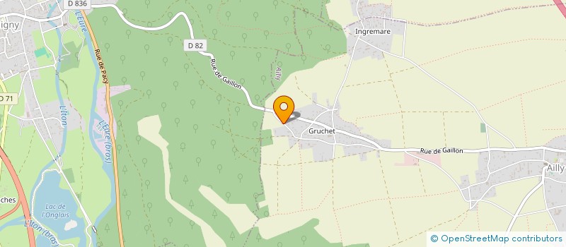 localisation de l'entreprise MONSIEUR DANIEL LAMBERT  AILLY