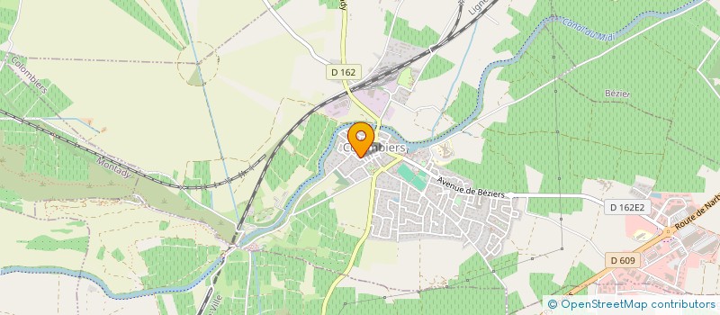 localisation de l'entreprise MONSIEUR DANIEL LAMPILAS à COLOMBIERS