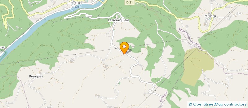 localisation de l'entreprise MONSIEUR DANIEL LANDES  LE TRUEL