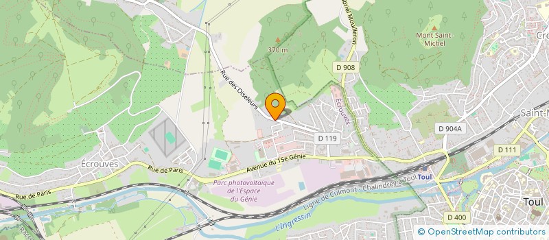 localisation de l'entreprise MONSIEUR DANIEL LANDRU  ECROUVES