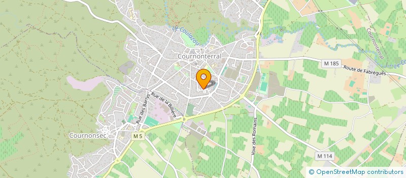 localisation de l'entreprise MONSIEUR DANIEL LANGLET à COURNONTERRAL