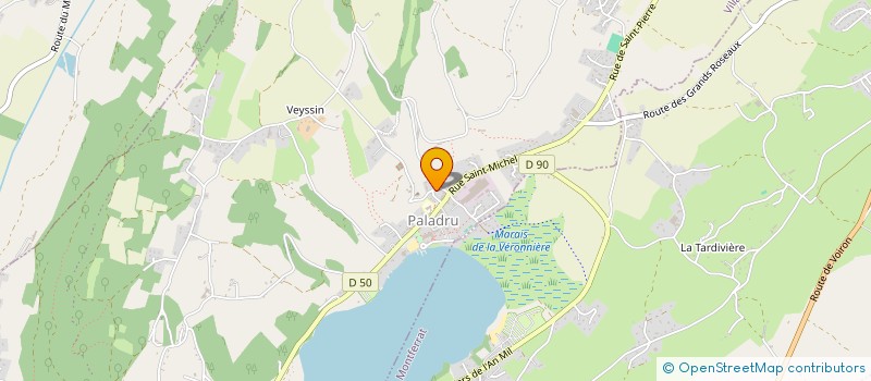 localisation de l'entreprise MONSIEUR DANIEL LANZ  VILLAGES DU LAC DE PALADRU