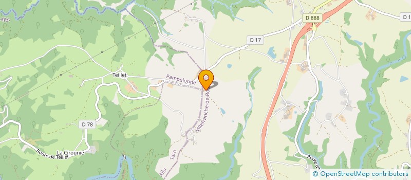 localisation de l'entreprise MONSIEUR DANIEL LAPEYRE  TAURIAC-DE-NAUCELLE