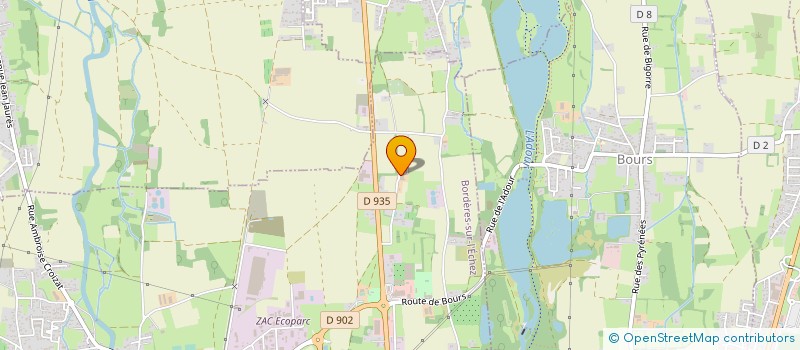 localisation de l'entreprise MONSIEUR DANIEL LAPEYRE  BORDERES SUR-L ECHEZ