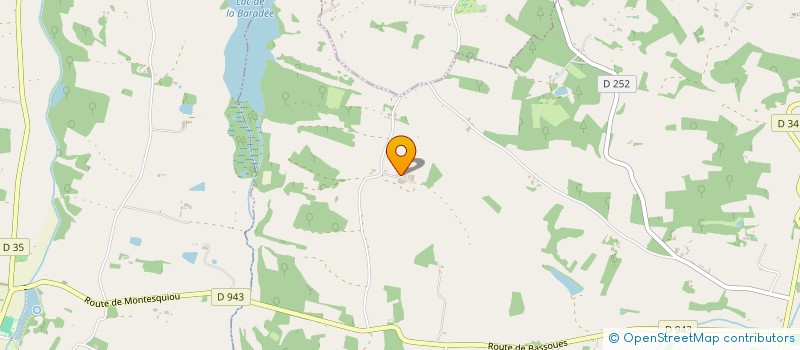 localisation de l'entreprise MONSIEUR DANIEL LAPEZE  MONTESQUIOU