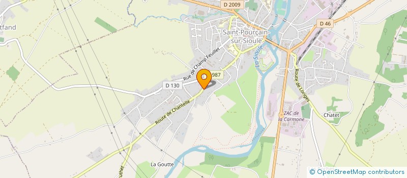 localisation de l'entreprise MONSIEUR DANIEL LAPLACE à SAINT-POURCAIN-SUR-SIOULE