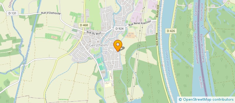 localisation de l'entreprise MONSIEUR DANIEL LARESSER  GERSTHEIM